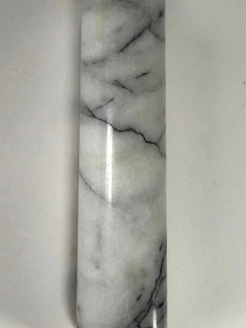 Vintage Early 2000's Marble Rolling Pin Solid Marble Pastry Rolling Pin